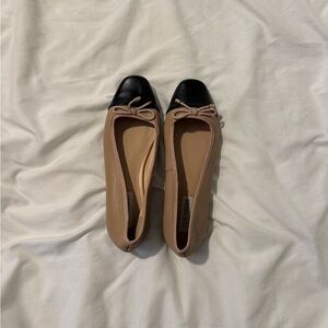 Steve Madden Black and Tan Footwear